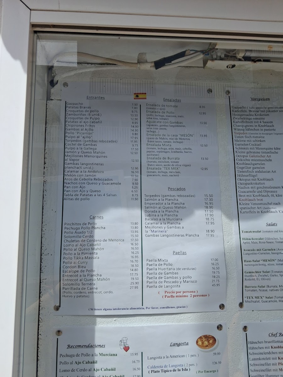 Menu Restaurante Meson Murciano-1